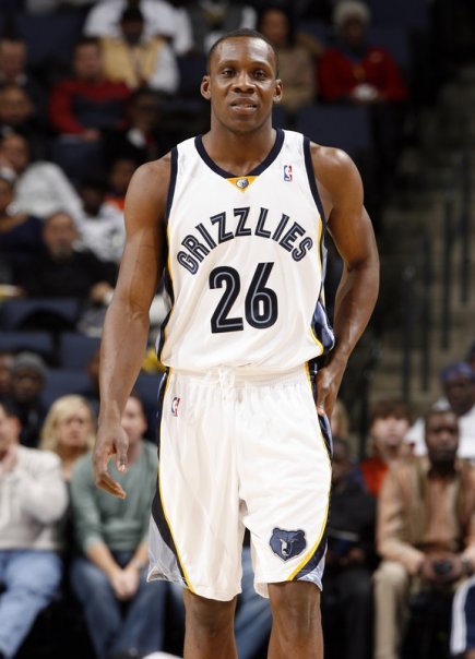 Lester Hudson in a Grizzlies Jersey