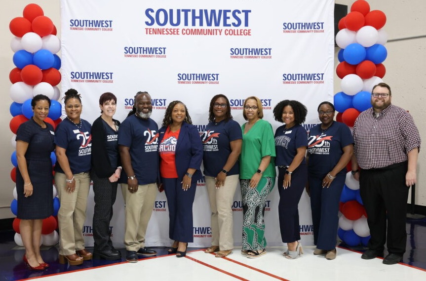 Southwest President Tracy D. Hall (center) with Reform 3.0 Project Lead Terika Hughes, Director of Strategic Initiatives (immediate right), and ​subcommittee  members who will drive the planning process. See below for a full list of the subcommittee co-leads and a description of their scope of responsibility. 