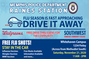 Southwest, Memphis Police Department and Walgreens to offer free vaccinations Nov. 21