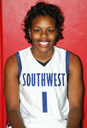 A photo of Ashley Shields during her days as a member of the Lady Saluqi basketball team.