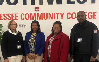 (L-R): Dorothy Rodgers, Kiana Parnell, Tabitha Stevenson and Earl Appleberry