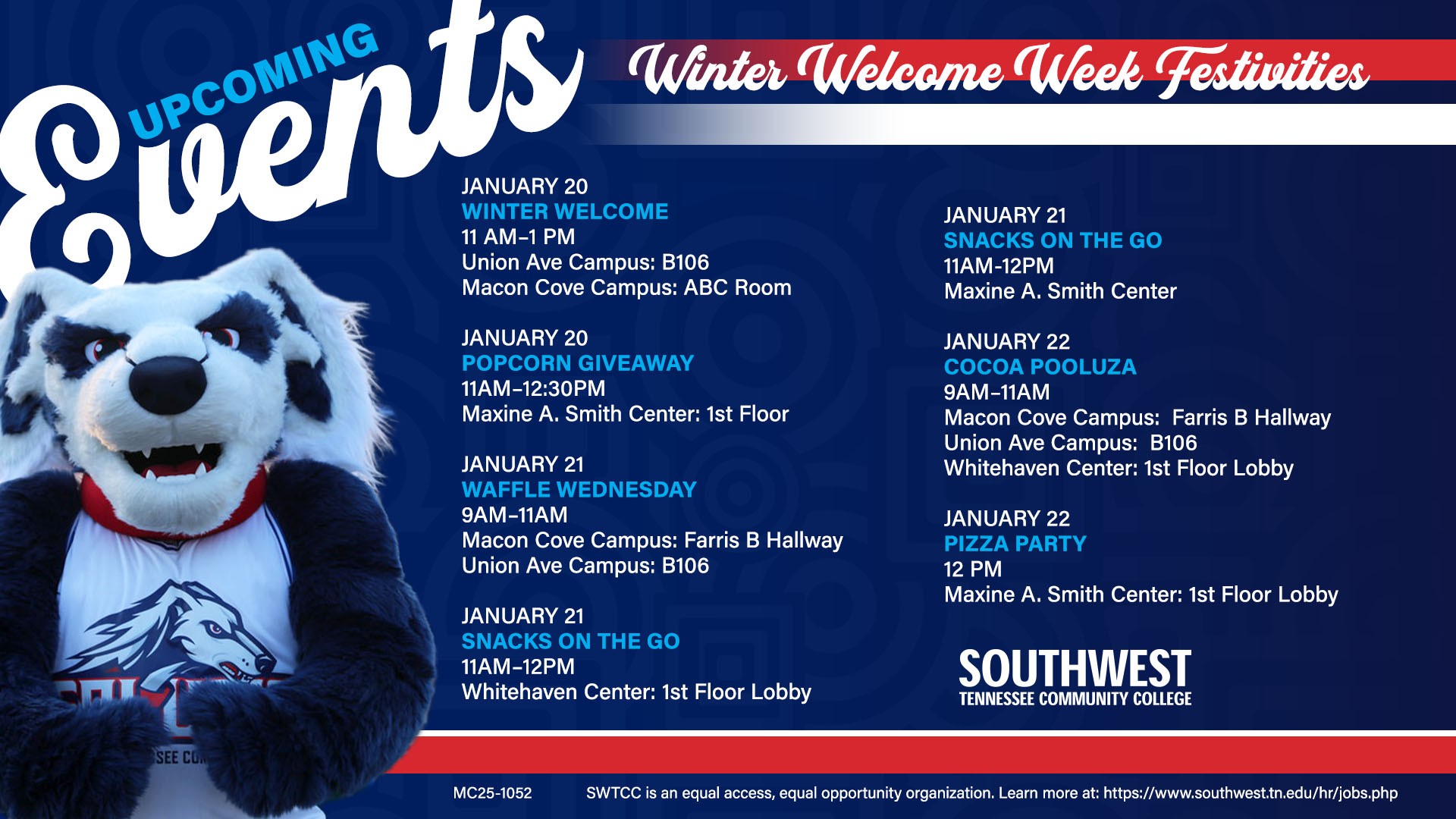 winter welcome week 2026